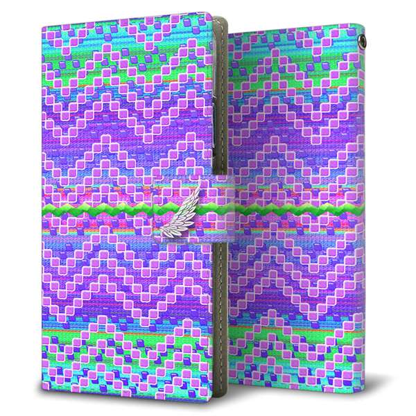 iPhone7 高画質仕上げ プリント手帳型ケース(薄型スリム)【YC839 インディアンデザイン03】