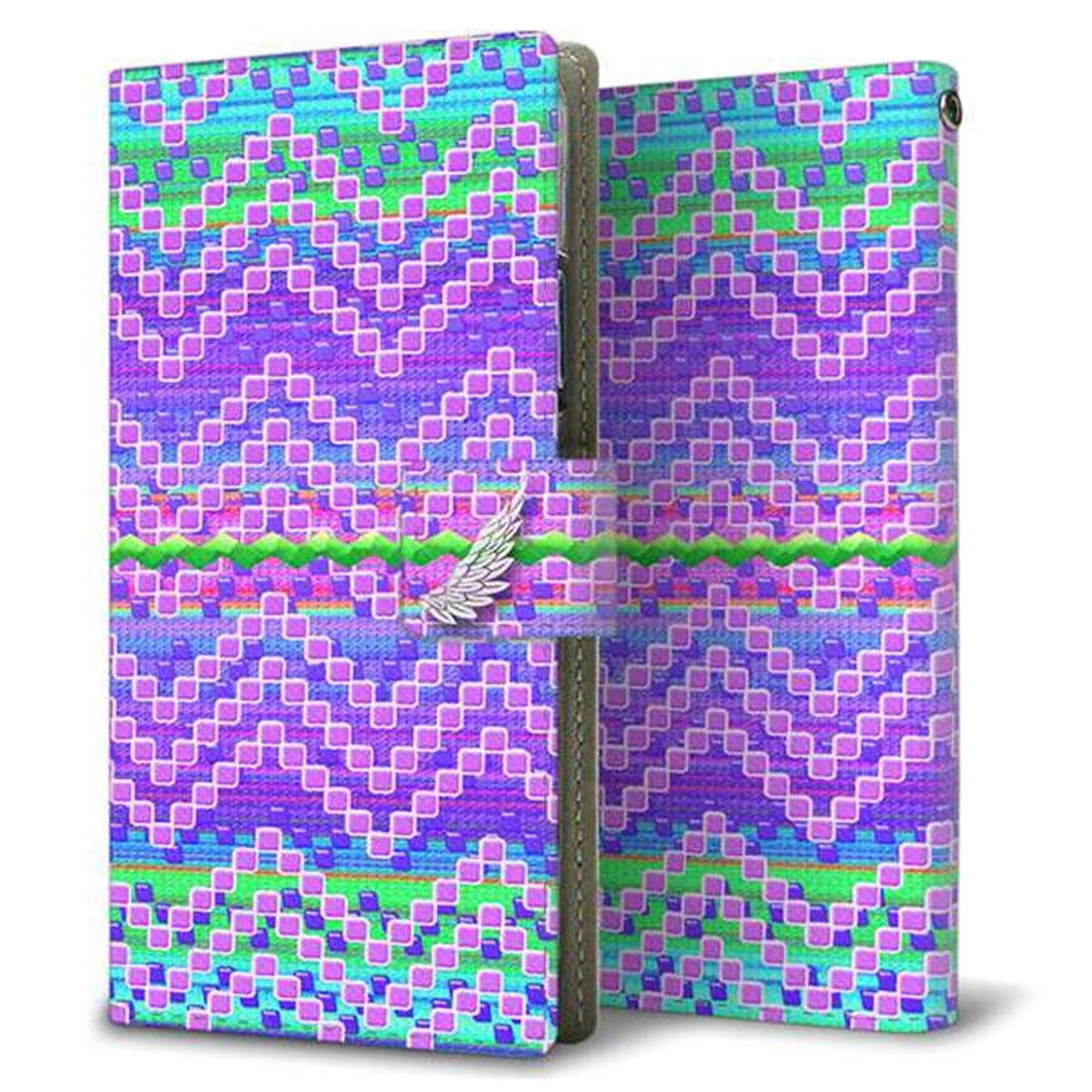 ZenFone(ゼンフォン)Max(M2) ZB633KL 画質仕上げ プリント手帳型ケース(薄型スリム)【YC839 インディアンデザイン03】