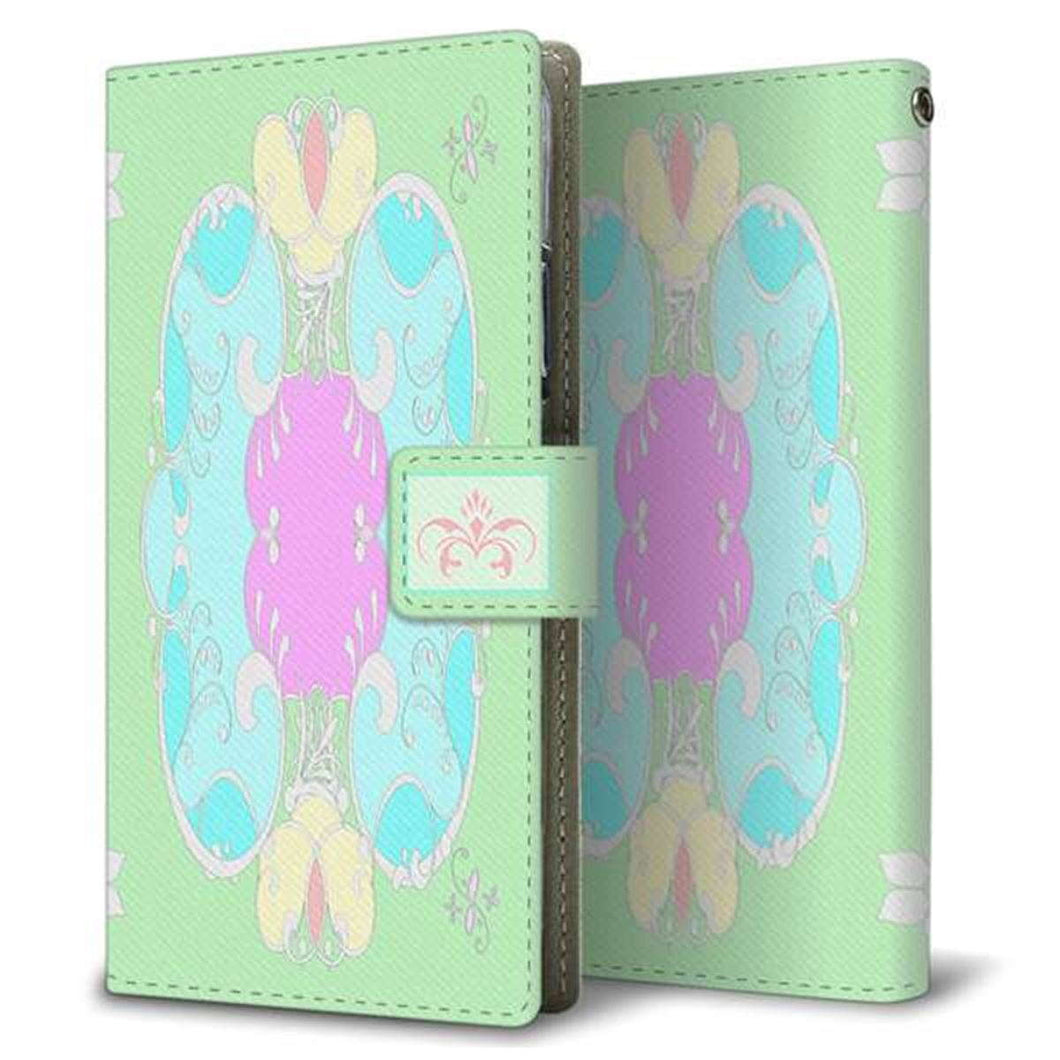 SoftBank ディグノ ジェイ 704KC 画質仕上げ プリント手帳型ケース(薄型スリム)【YC842 ロココ02】