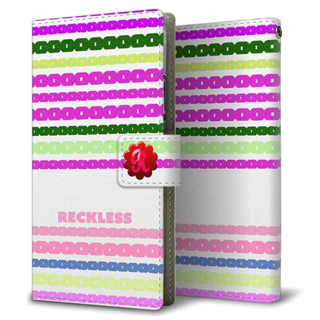 docomo ギャラクシー ノート20 ウルトラ 5G SC-53A 画質仕上げ プリント手帳型ケース(薄型スリム)【YC864 チェーンボーダー02】