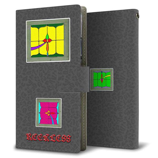 DIGNO SX3 KYG02 au 高画質仕上げ プリント手帳型ケース(薄型スリム)窓