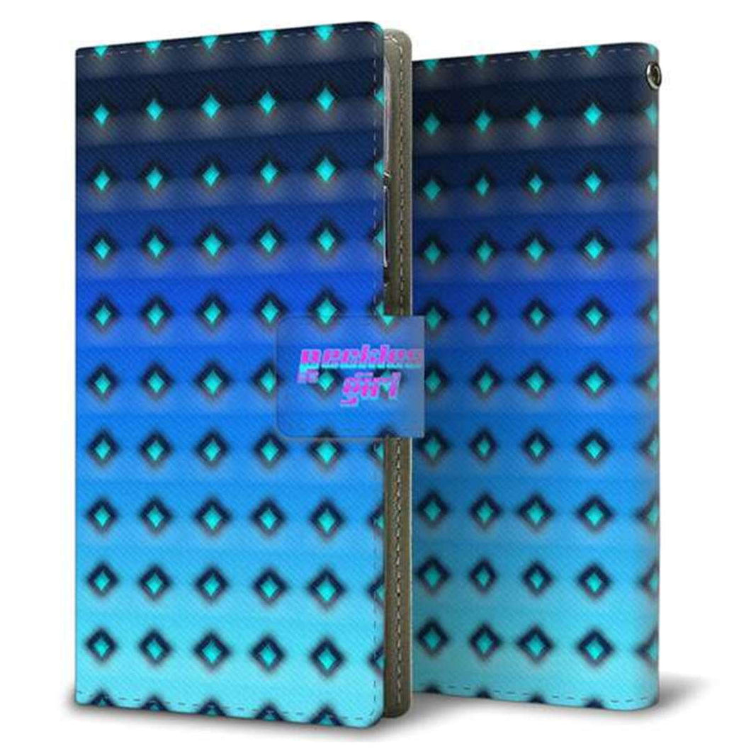 AQUOS wish A104SH Y!mobile 画質仕上げ プリント手帳型ケース(薄型スリム)【YC879 ポルカ04】