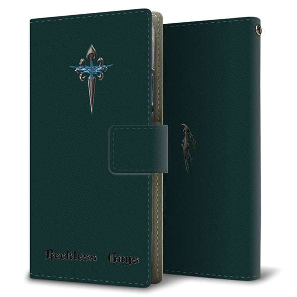 Xperia 5II SO-52A docomo 高画質仕上げ プリント手帳型ケース(薄型スリム)シンプルクロス