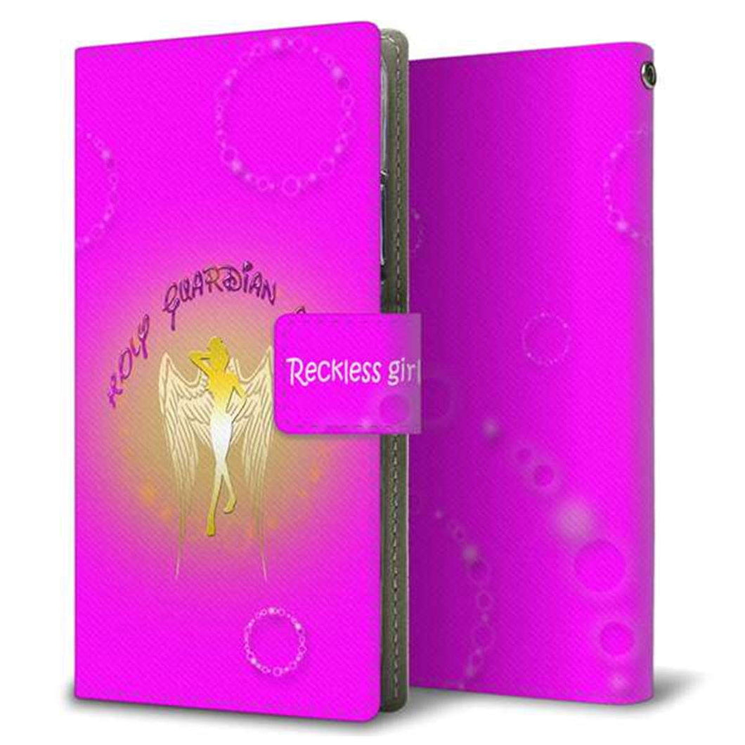 AQUOS wish A104SH Y!mobile 画質仕上げ プリント手帳型ケース(薄型スリム)【YC955 守護天使01】