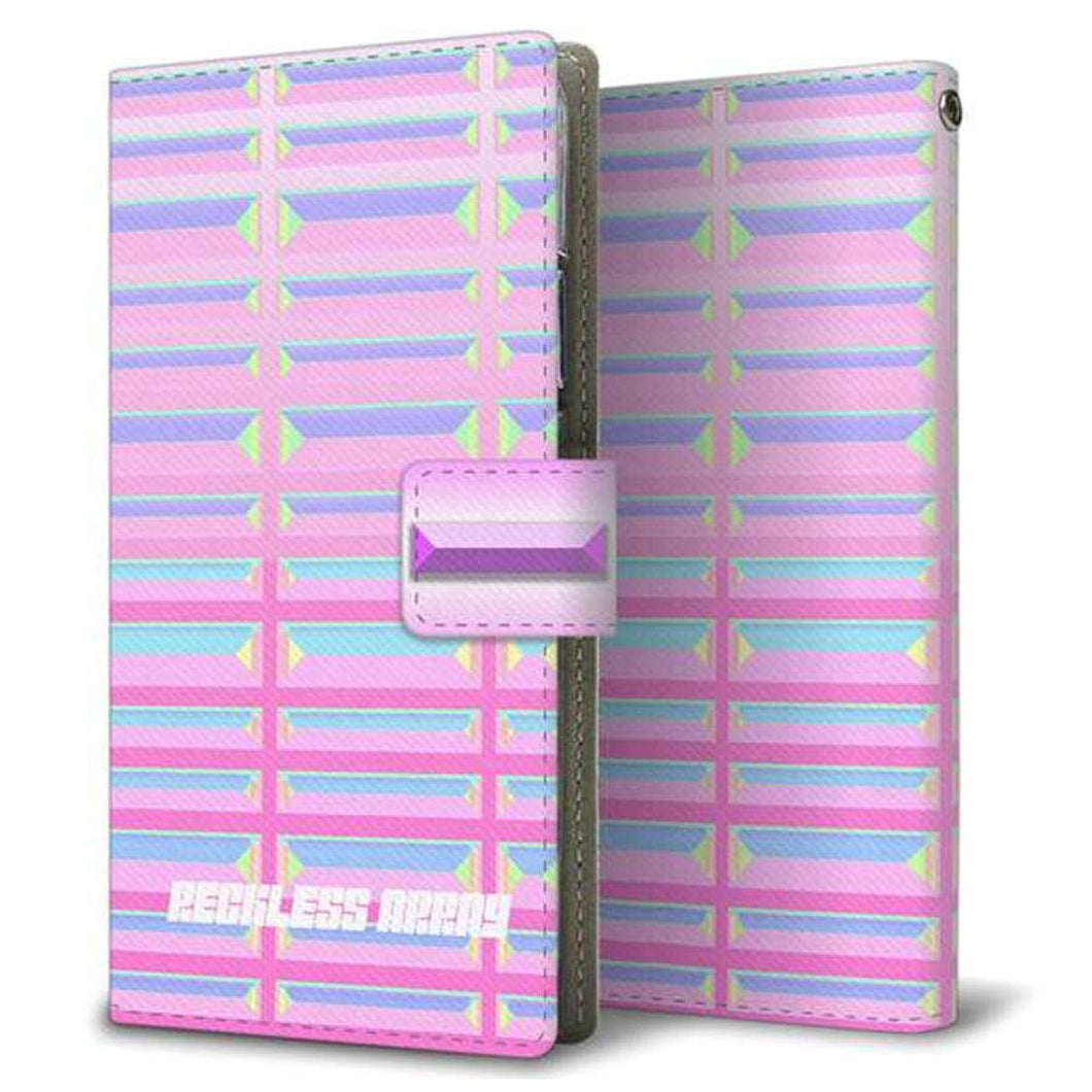 au ギャラクシーS21 5G SCG09 画質仕上げ プリント手帳型ケース(薄型スリム)【YC959 パステルバー】