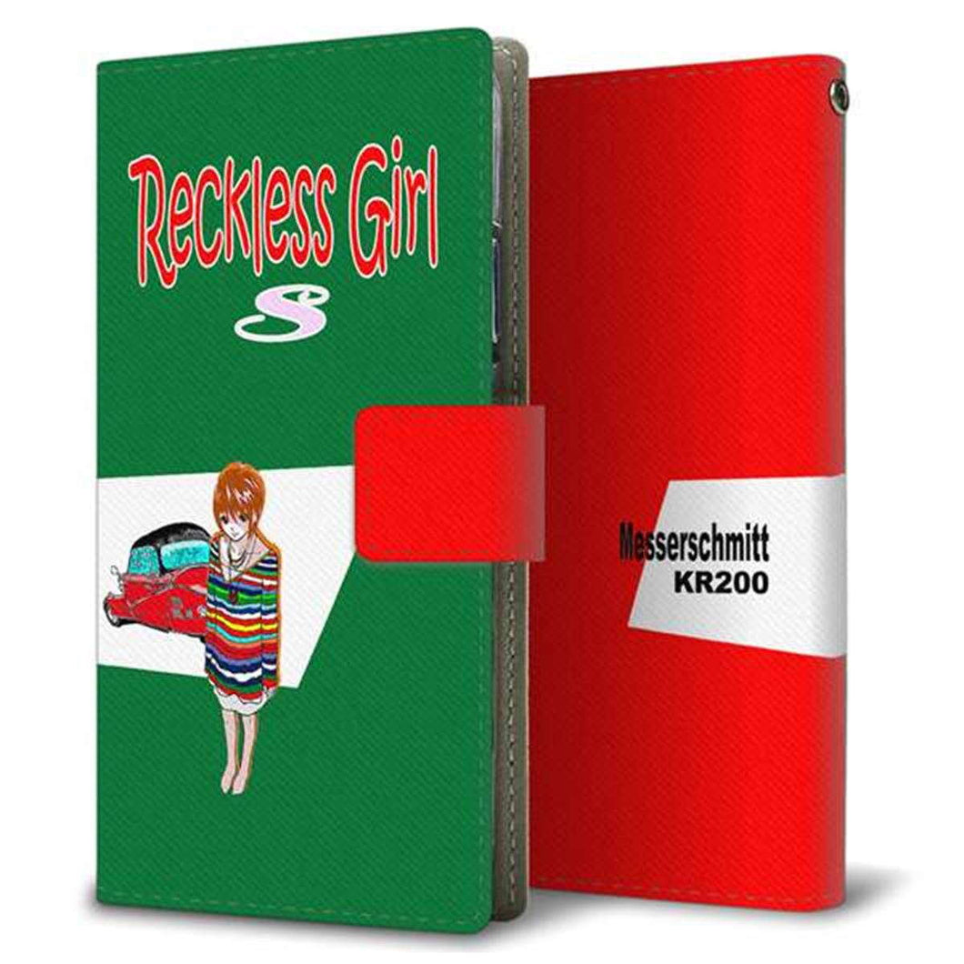 au ギャラクシーA41 SCV48 画質仕上げ プリント手帳型ケース(薄型スリム)【YC971 ピンナップガール02】