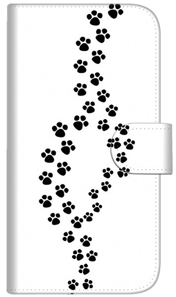 iPhone6 PLUS 高画質仕上げ プリント手帳型ケース(通常型)【066 あしあと】