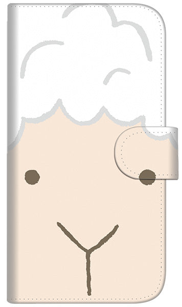 iPhone6 PLUS 高画質仕上げ プリント手帳型ケース(通常型)【346 ひつじ】