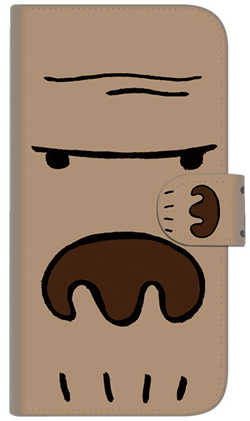 iPhone6 PLUS 高画質仕上げ プリント手帳型ケース(通常型)【352 ごりら】