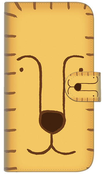 iPhone6 PLUS 高画質仕上げ プリント手帳型ケース(通常型)【356 らいおん】