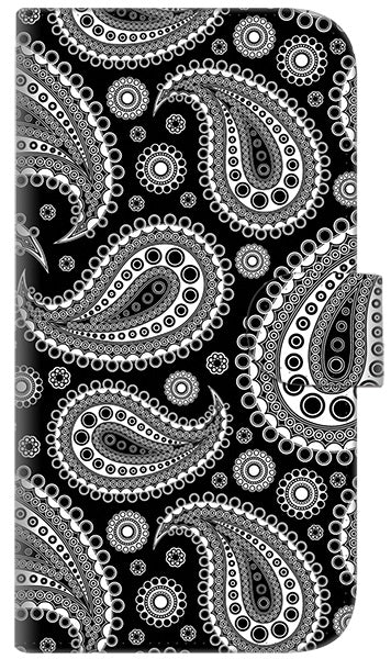 iPhone6 PLUS 高画質仕上げ プリント手帳型ケース(通常型)【421 ベイズリー】