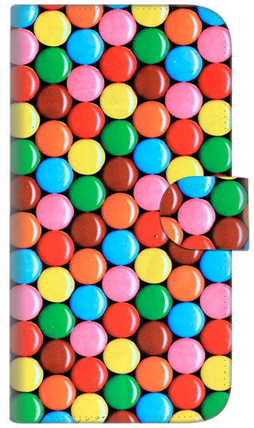 iPhone6 PLUS 高画質仕上げ プリント手帳型ケース(通常型)【448 マーブルチョコ】