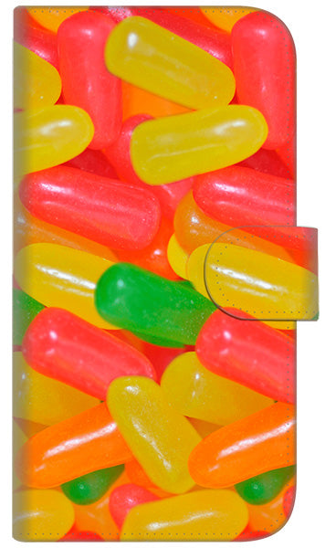 iPhone6 PLUS 高画質仕上げ プリント手帳型ケース(通常型)【449 ジェリービーンズ】