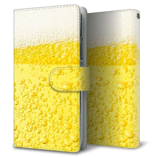 SoftBank アクオスゼロ6 高画質仕上げ プリント手帳型ケース(通常型)【450 生ビール】