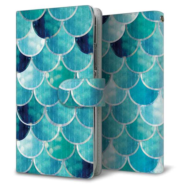 Xiaomi(シャオミ)Mi 11 Lite 5G 高画質仕上げ プリント手帳型ケース(通常型)【FD805 ウロコ】