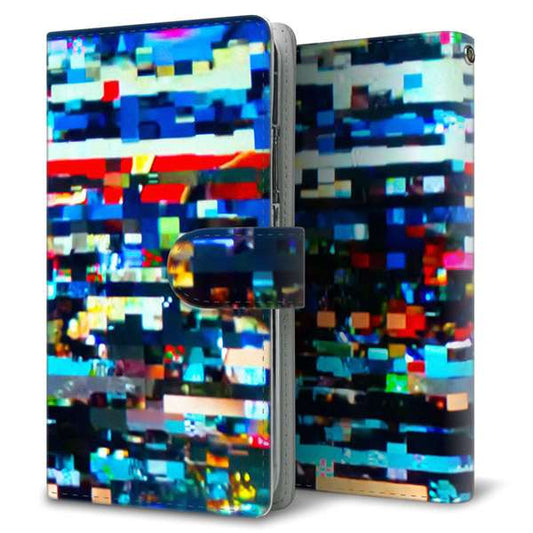 HUAWEI(ファーウェイ) P40 lite E ART-L29N 高画質仕上げ プリント手帳型ケース(通常型)【FD810 モザイク(篠崎)】