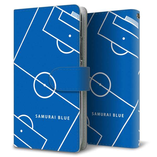 Xperia 1 II SO-51A docomo 高画質仕上げ プリント手帳型ケース(通常型)【IB922 SOCCER_ピッチ】