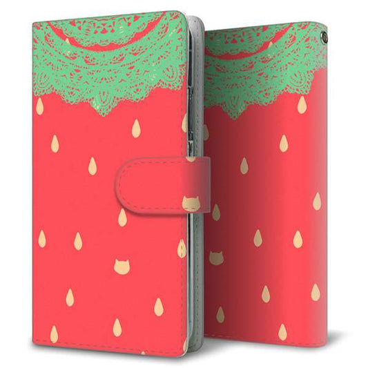 Redmi Note 11 高画質仕上げ プリント手帳型ケース(通常型)【MI800 strawberry ストロベリー】