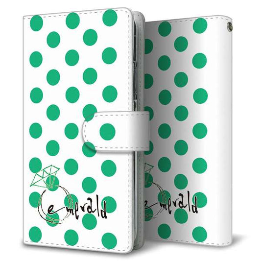 HUAWEI(ファーウェイ) P40 lite E ART-L29N 高画質仕上げ プリント手帳型ケース(通常型)【OE814 5月エメラルド】