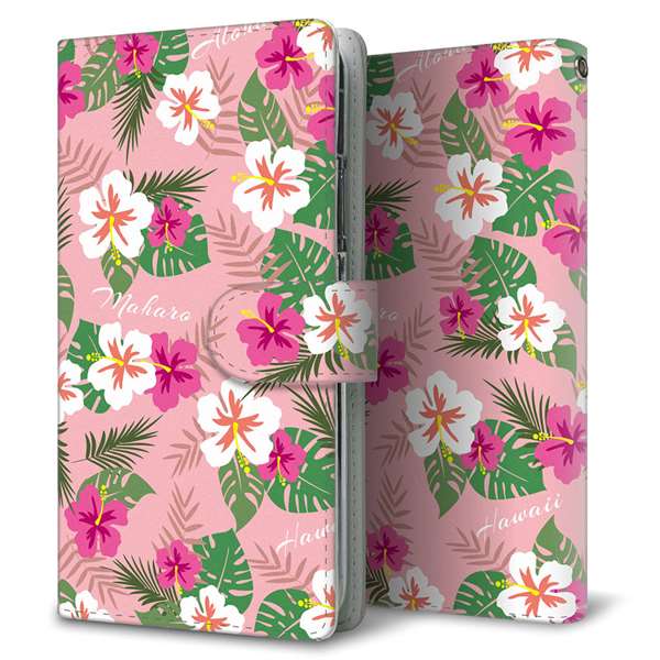 Android One S10 Y!mobile 高画質仕上げ プリント手帳型ケース(通常型)ハワイアンアロハレトロ
