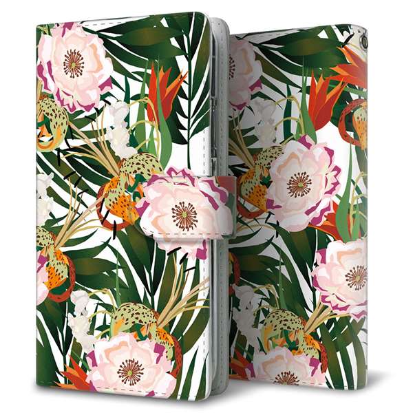 arrows We F-51B docomo 高画質仕上げ プリント手帳型ケース(通常型)ボタニカル