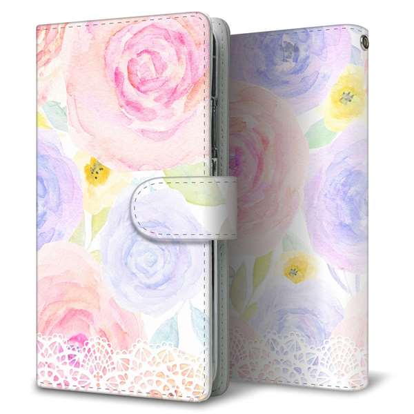 Galaxy S22 SCG13 au 高画質仕上げ プリント手帳型ケース(通常型)ドゥ・パフューム 耐衝撃