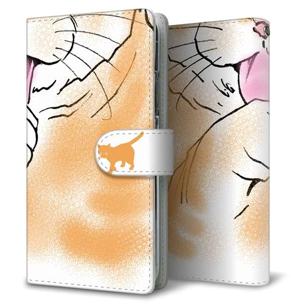 iPhone6s PLUS 高画質仕上げ プリント手帳型ケース(通常型)【YA802 キジ猫】