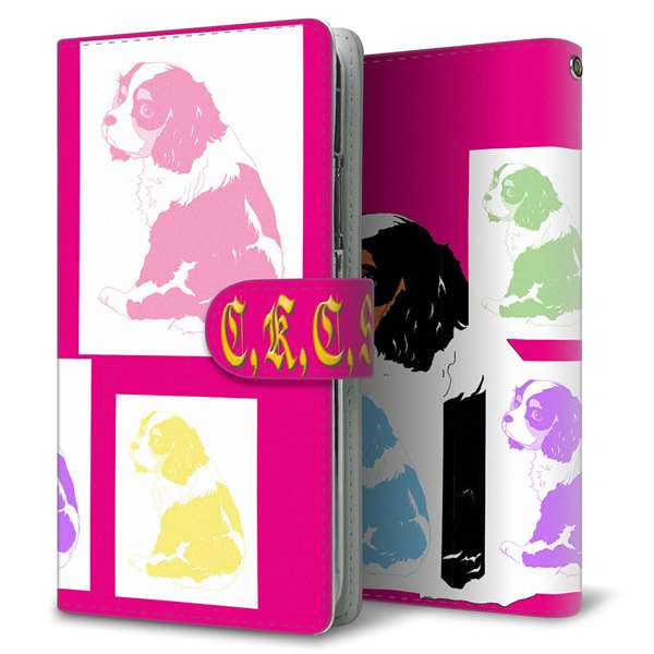 AQUOS sense7 SH-M24 楽天モバイル 高画質仕上げ プリント手帳型ケース(通常型)【YD889 キャバリアキングチャールズスパニエル05】