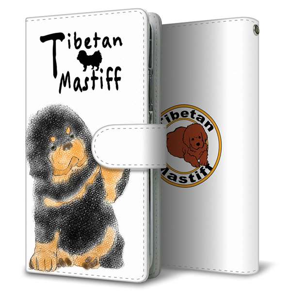 HUAWEI(ファーウェイ) P40 lite 5G CDY-NA9A 高画質仕上げ プリント手帳型ケース(通常型)【YD943 チべタンマスティフ02】