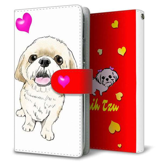 HUAWEI(ファーウェイ) P40 lite E ART-L29N 高画質仕上げ プリント手帳型ケース(通常型)【YD974 シーズー03】