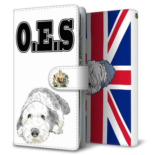 ZenFone(ゼンフォン)Max(M2) ZB633KL 高画質仕上げ プリント手帳型ケース(通常型)【YD999 オールドイングリッシュシープドッグ02】