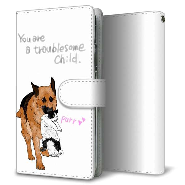 softbank エクスペリア8 902SO 高画質仕上げ プリント手帳型ケース(通常型)【YE918 なかよし】