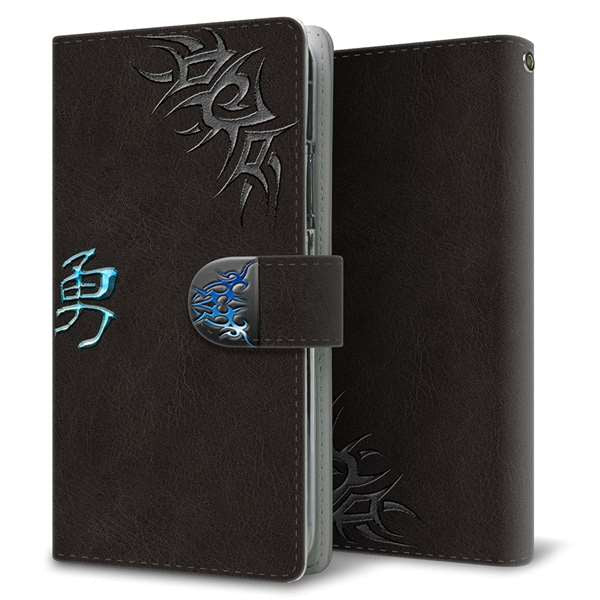 AQUOS wish SHG06 au 高画質仕上げ プリント手帳型ケース(通常型)【YE983 勇】