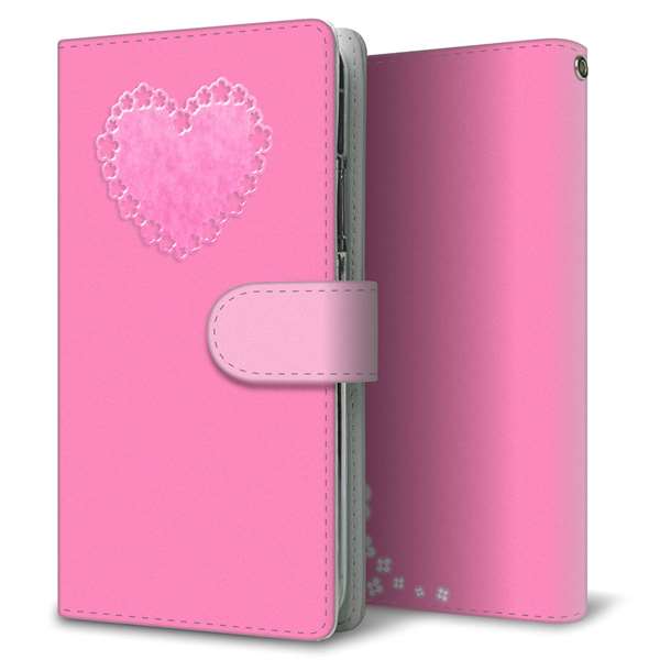 docomo ギャラクシーA51 SC-54A 高画質仕上げ プリント手帳型ケース(通常型)【YE995 ガーリーピンク】