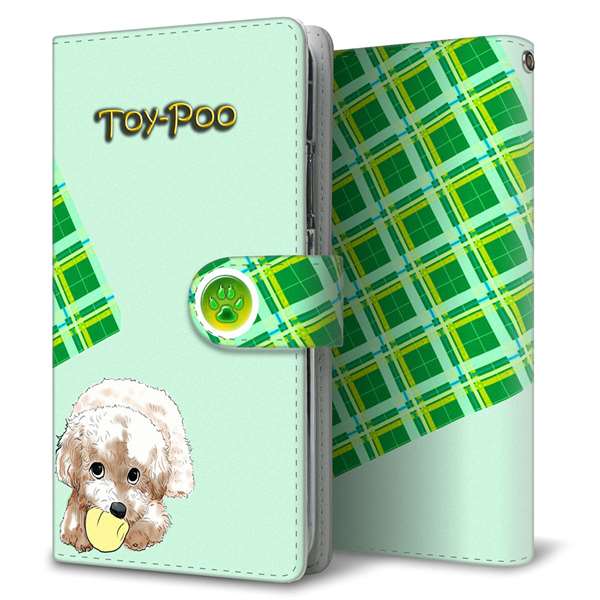 OPPO(オッポ) AX7 高画質仕上げ プリント手帳型ケース(通常型)【YF859 トイプー07】