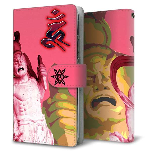 docomo LG style3 L-41A 高画質仕上げ プリント手帳型ケース(通常型)【YF894 阿形像02】