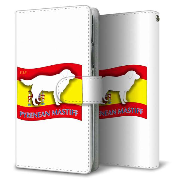 Xiaomi(シャオミ)Redmi Note 9s 高画質仕上げ プリント手帳型ケース(通常型)【ZA838 ピレニアンマスティフ】