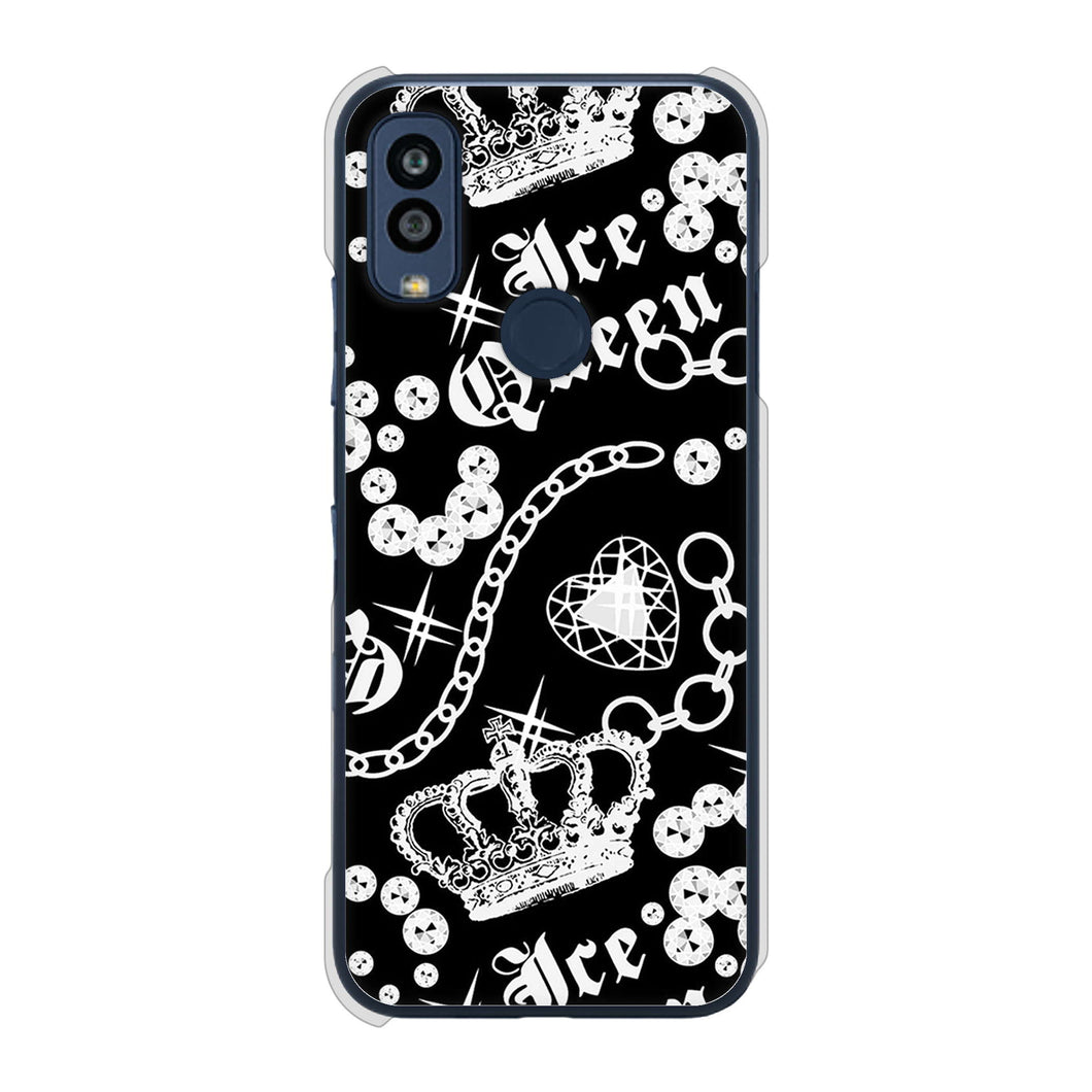 Android One S10 Y!mobile 187 ゴージャス クラウン ハードケース 背面印刷