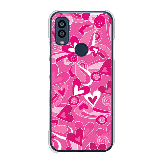 Android One S10 Y!mobile 高画質仕上げ 背面印刷 ハードケース プリティハート