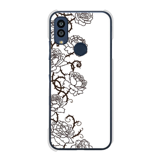 Android One S10 Y!mobile 高画質仕上げ 背面印刷 ハードケース 【467 イバラ】