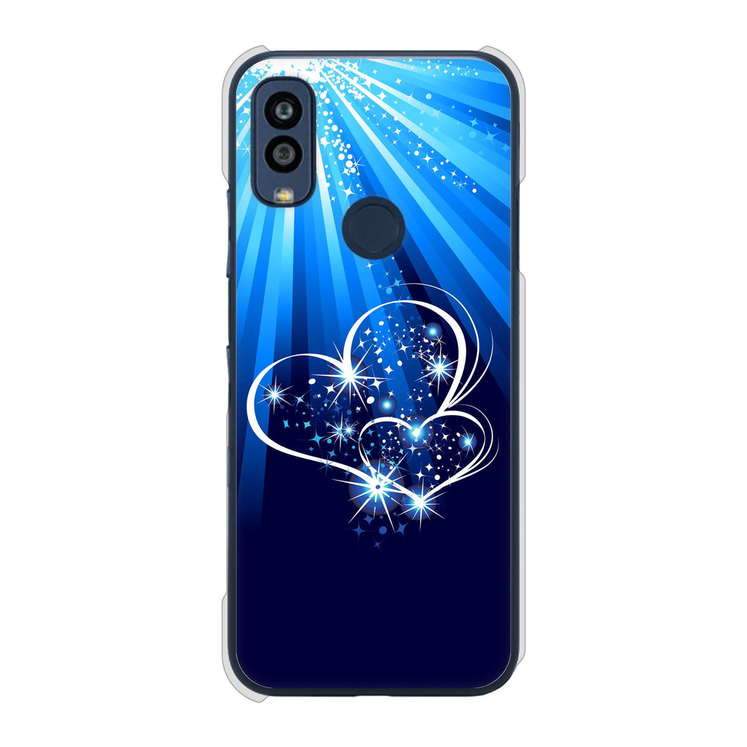 Android One S10 Y!mobile 高画質仕上げ 背面印刷 ハードケース きらめきハート