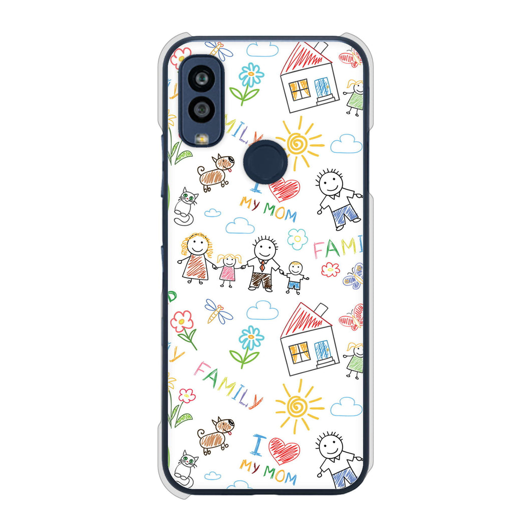 Android One S10 Y!mobile 高画質仕上げ 背面印刷 ハードケース カップル&ファミリー
