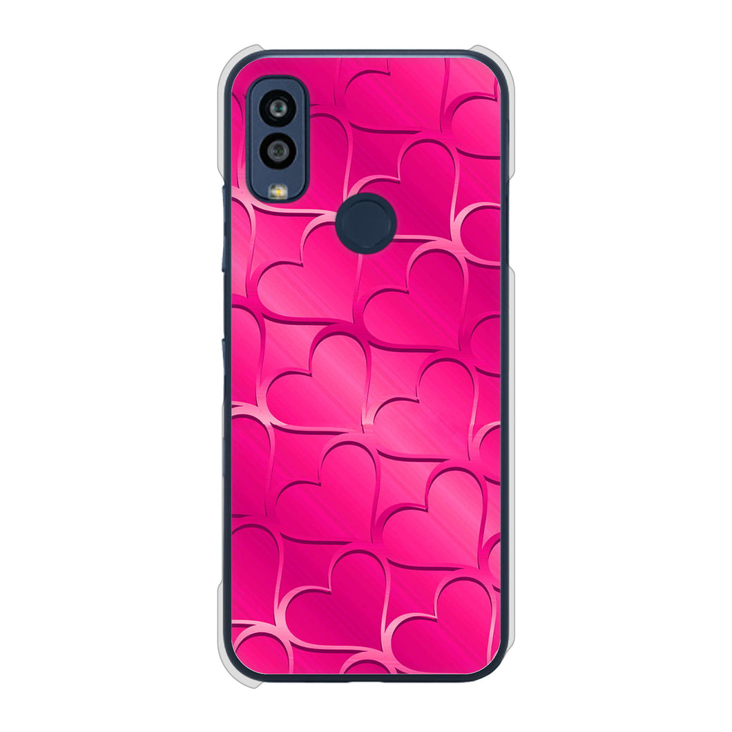 Android One S10 Y!mobile 高画質仕上げ 背面印刷 ハードケース かくれハート