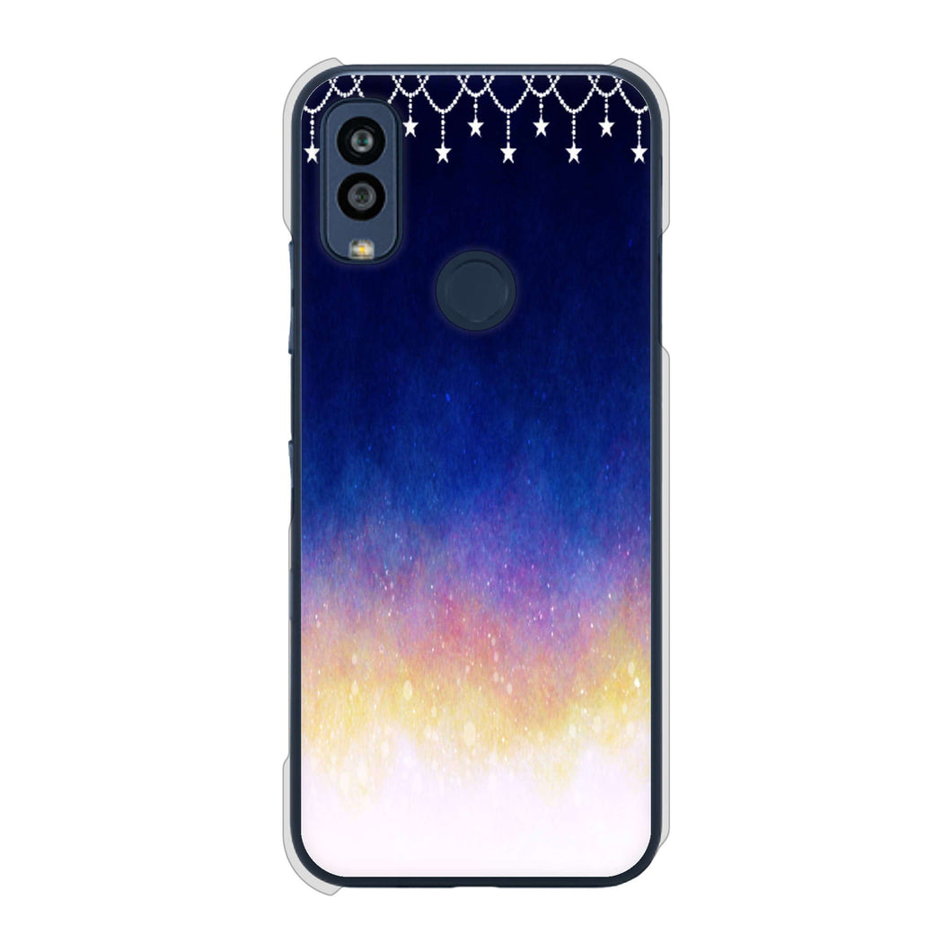 Android One S10 Y!mobile 高画質仕上げ 背面印刷 ハードケース 【MI803 冬の夜空】