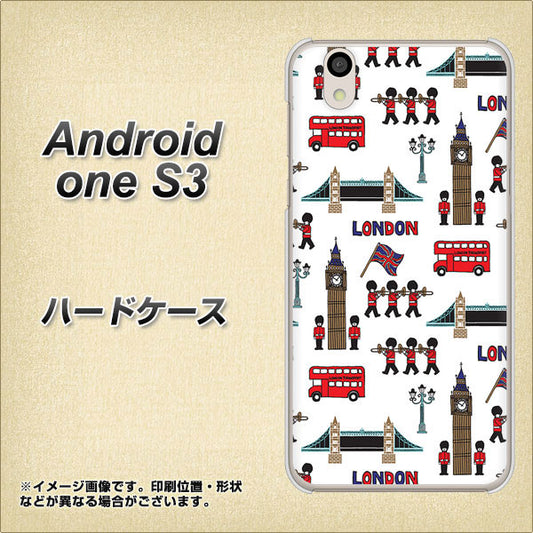 Android One S3 高画質仕上げ 背面印刷 ハードケース【EK811 ロンドンの街】