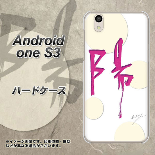 Android One S3 高画質仕上げ 背面印刷 ハードケース【OE833 陽】
