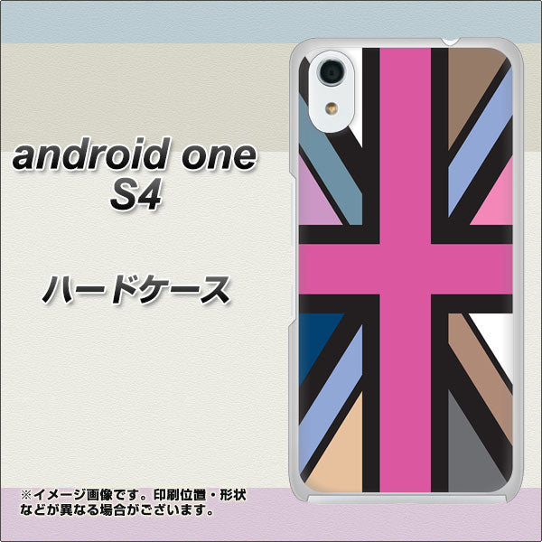 Android One S4 高画質仕上げ 背面印刷 ハードケース【507 ユニオンジャック デスカラー】