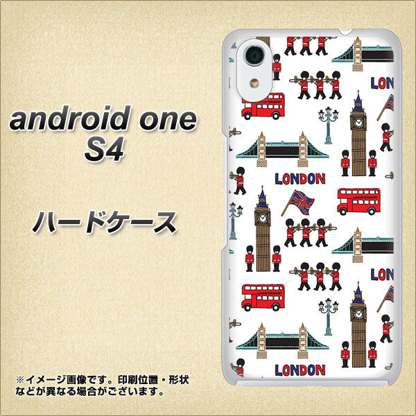 Android One S4 高画質仕上げ 背面印刷 ハードケース【EK811 ロンドンの街】