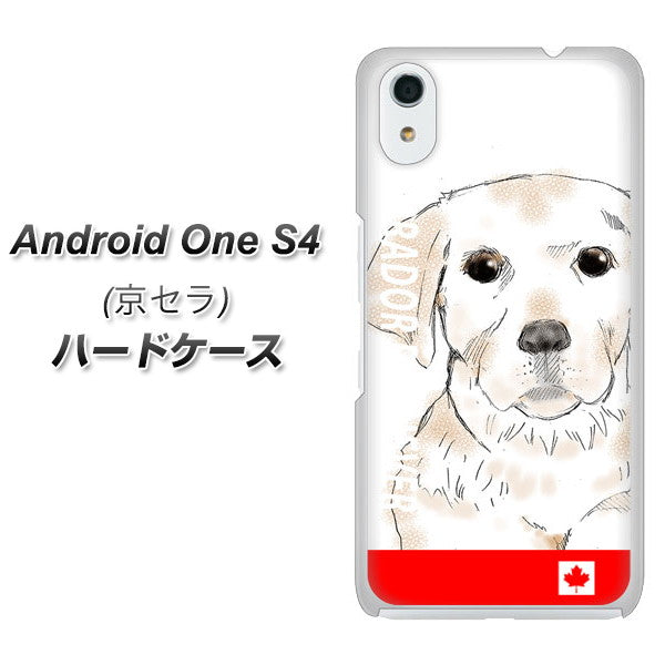 Android One S4 高画質仕上げ 背面印刷 ハードケース【YD821 ラブラドールレトリバー02】