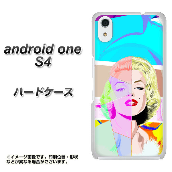 Android One S4 高画質仕上げ 背面印刷 ハードケース【YJ210 マリリンモンローデザイン(C)】